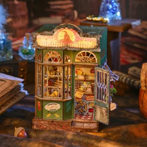 DIY Book Nook Doll House Case Wooden Miniature Furniture Dollhouse Handmade Home Model Assembly Toys For Kids Birthday Gifts
