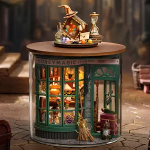 Mini DIY Magical Dream Bottle Doll Houses Making Assembling Room Models Toys Home Decorations With Furniture Wooden Crafts Toys